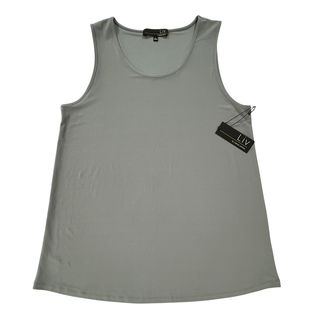 Liv by Habitat Clothes Core Travel Easy Tank Color Iron NWT Sz Large 286